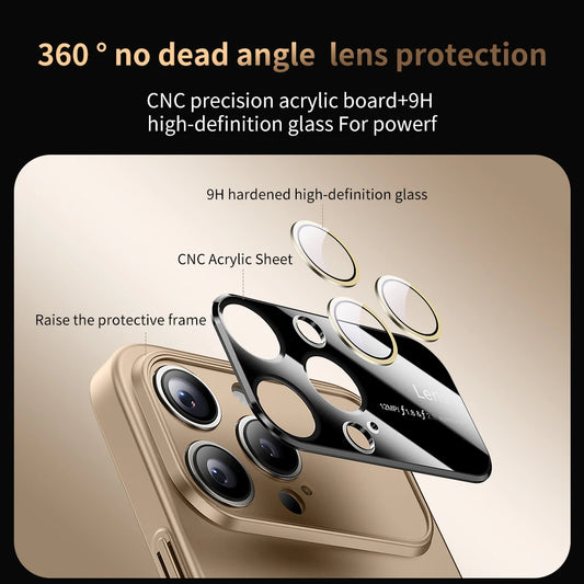 Coque iPhone MagSafe Luxe – Protection Caméra Renforcée | iPhone 15, 16, 17 Pro Max