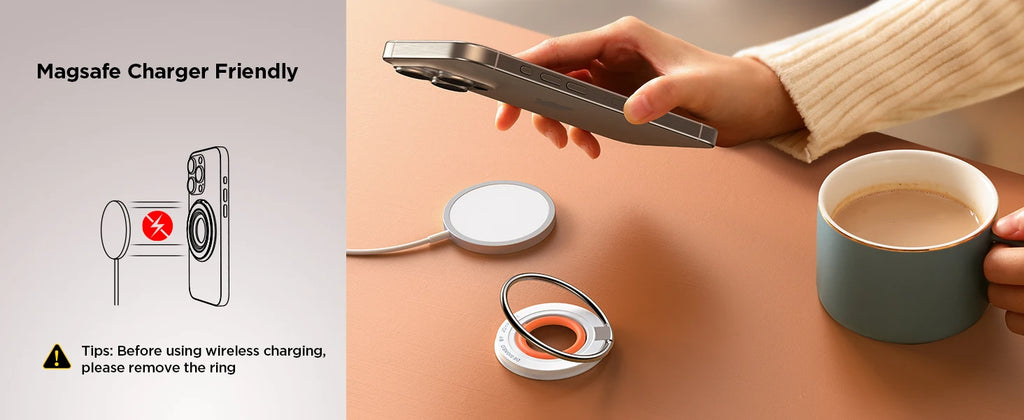 Joyroom MagSafe Ringhalterung | Magnetischer Griff iPhone 16 15 14 13 | NOVACASE