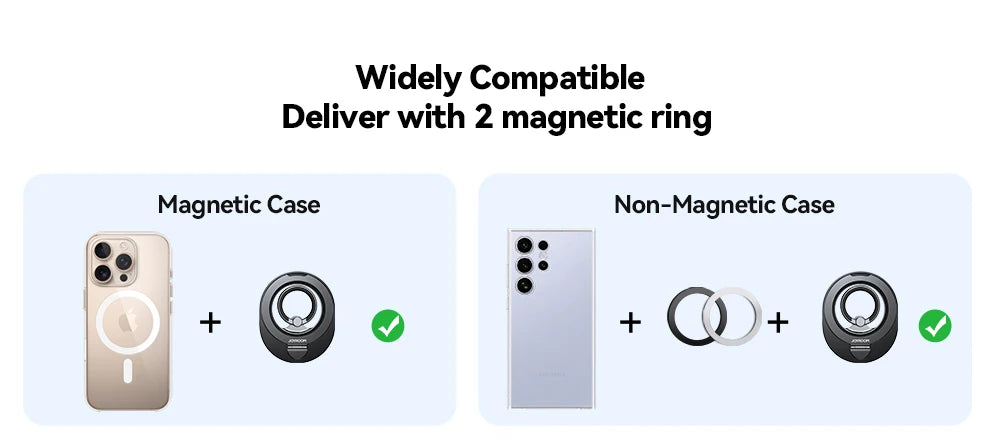 Anneau Support MagSafe Joyroom JR-ZS420 | Grip 360° iPhone 16 15 14 | NOVACASE
