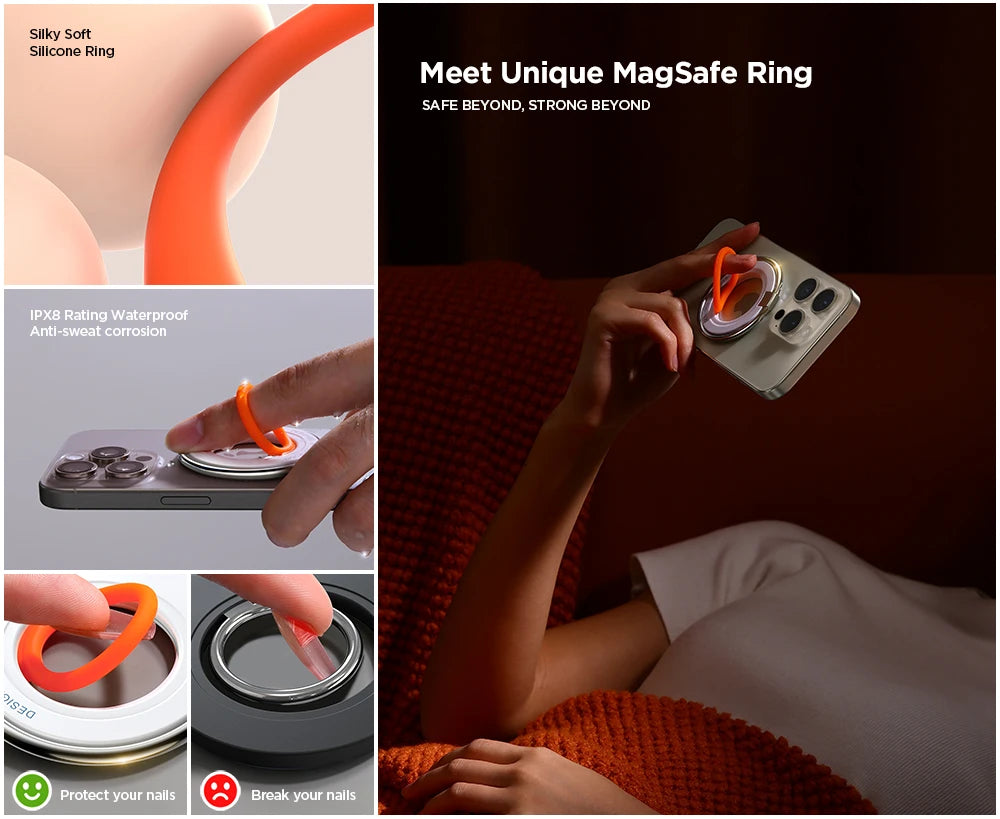 Joyroom MagSafe Ringhalterung | Magnetischer Griff iPhone 16 15 14 13 | NOVACASE