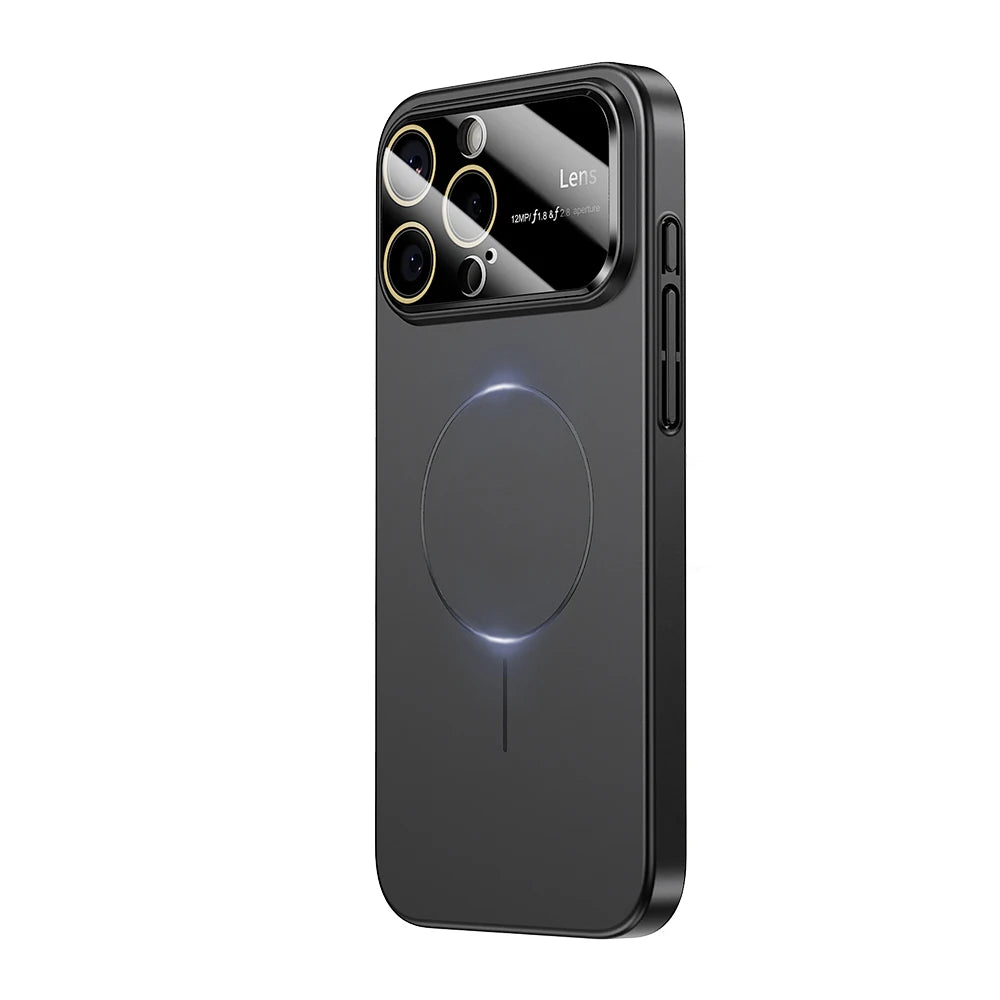 Luxuriöse MagSafe Hülle – Verstärkter Kameraschutz | iPhone 15, 16, 17 Pro Max
